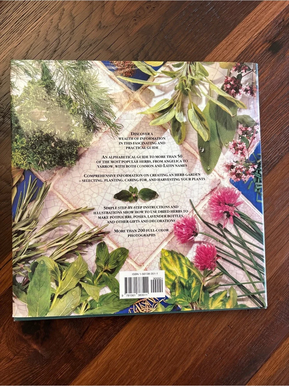 Vintage Hardcover Herb Book, The complete book of HERBS.1994,Gardens,Photographs